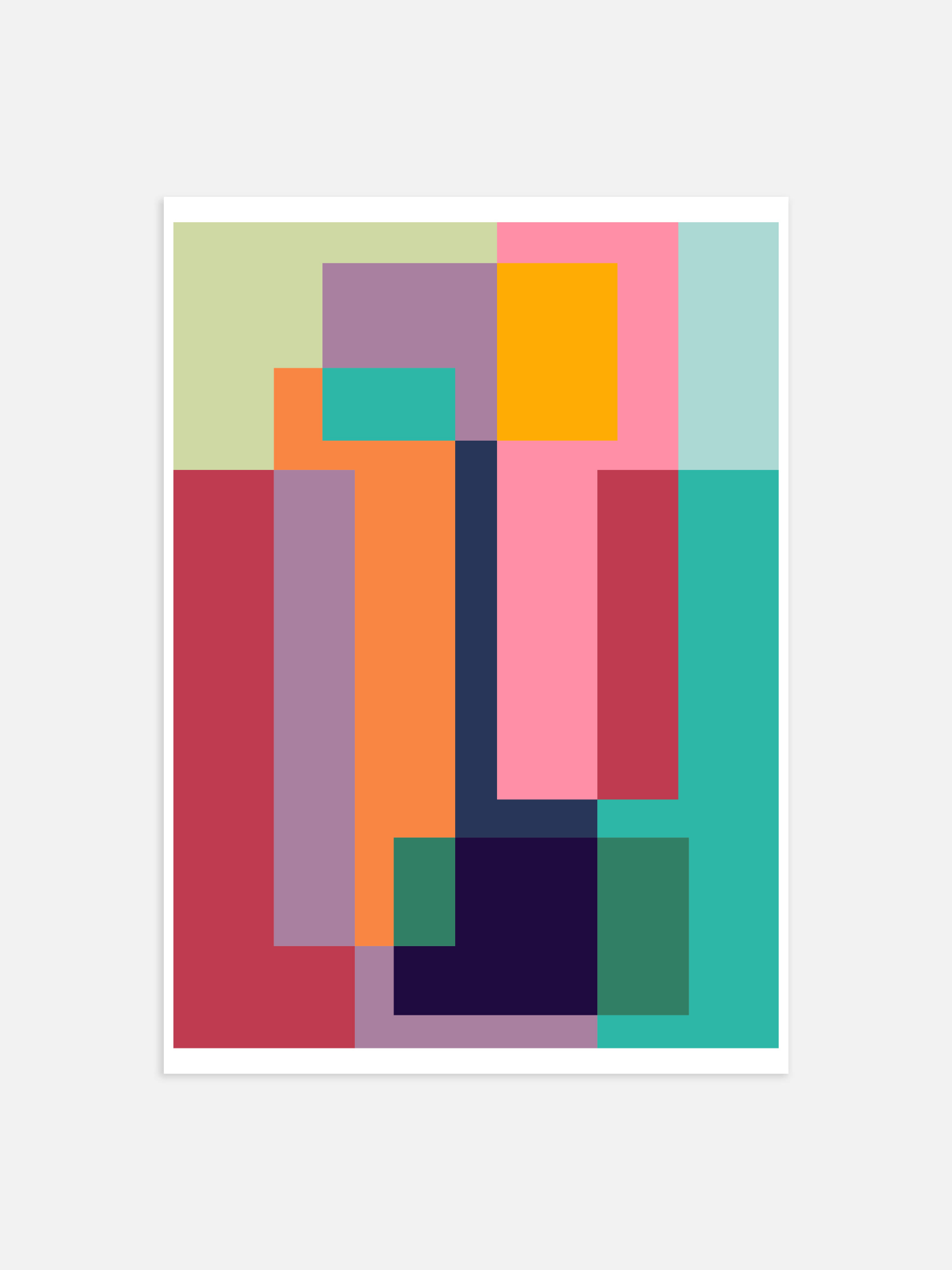 Bauhaus colorful Poster