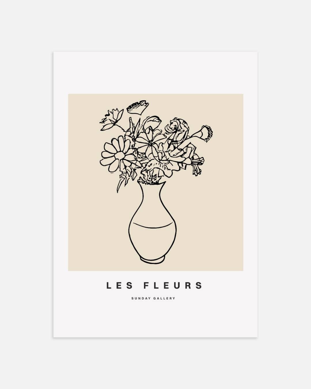 Les fleurs Poster