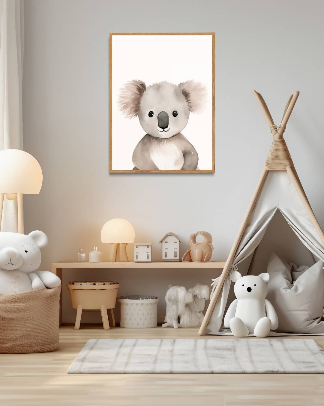 Schattige koala Poster