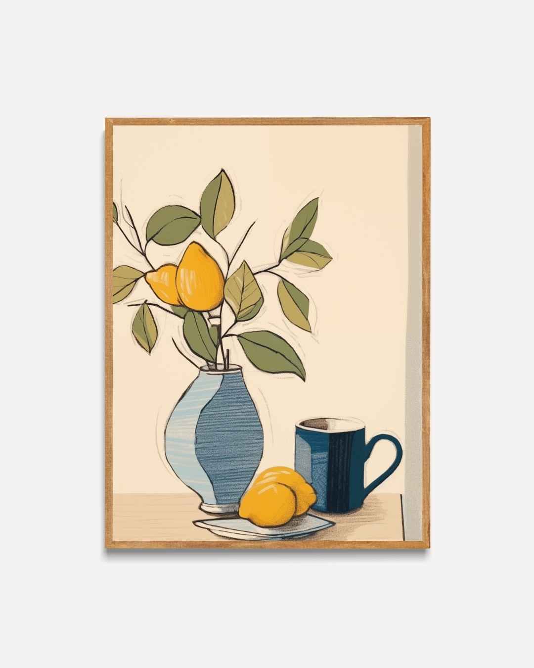 Still Life with Lemons and Coffee Mug