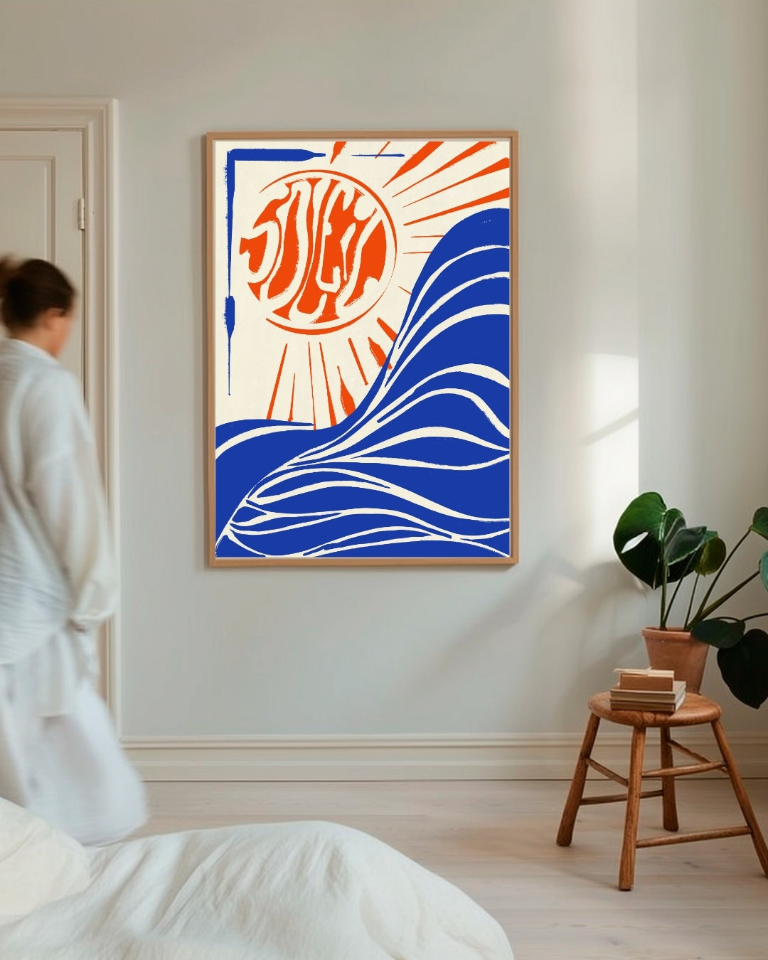 Sun and Waves Poster