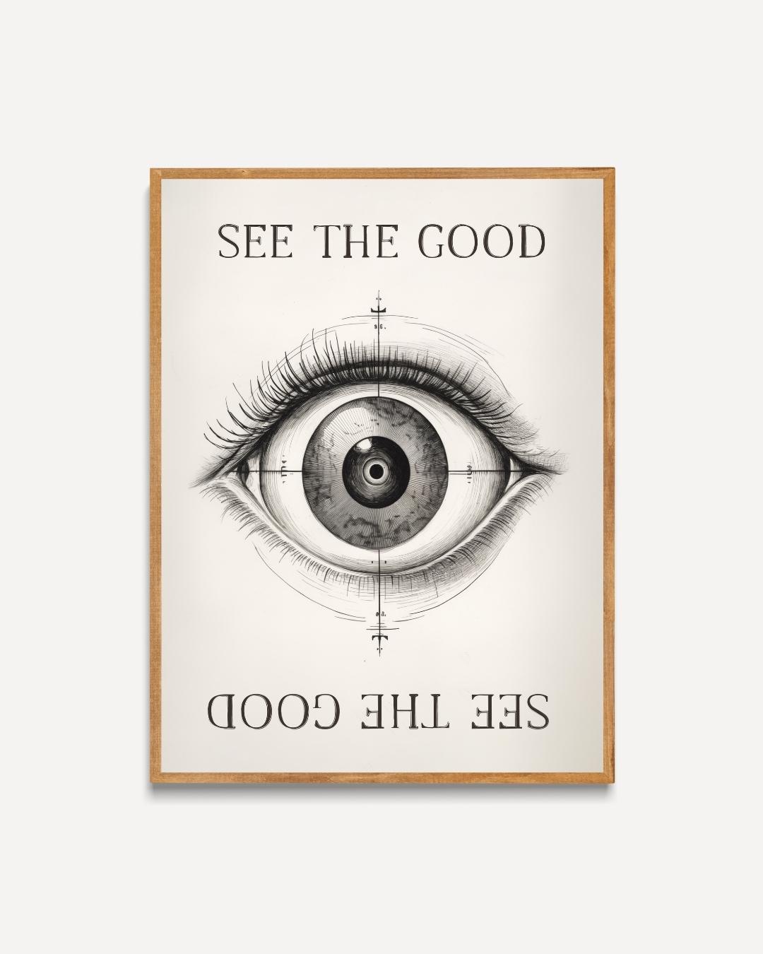 Oog voor Positiviteit Poster