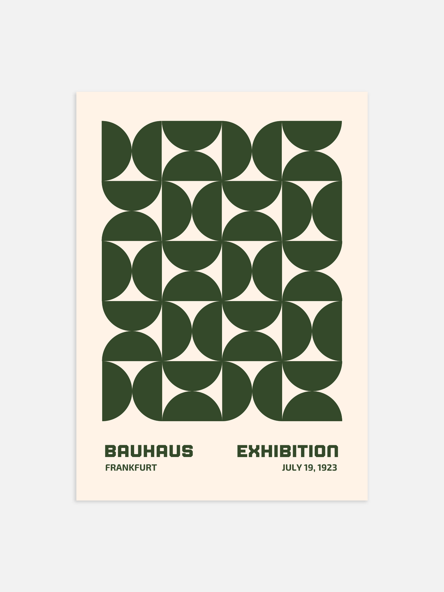 Bauhaus exhibition Poster