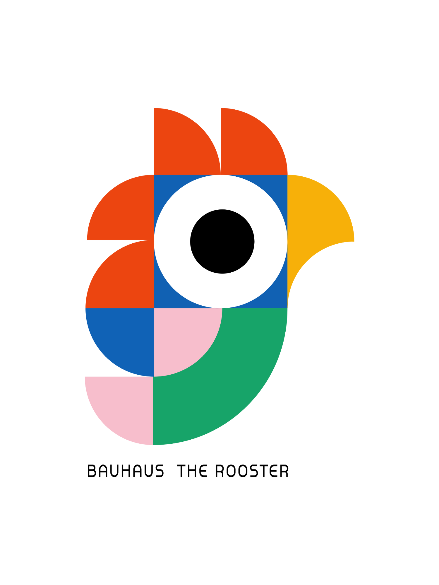 Bauhaus the rooster Poster