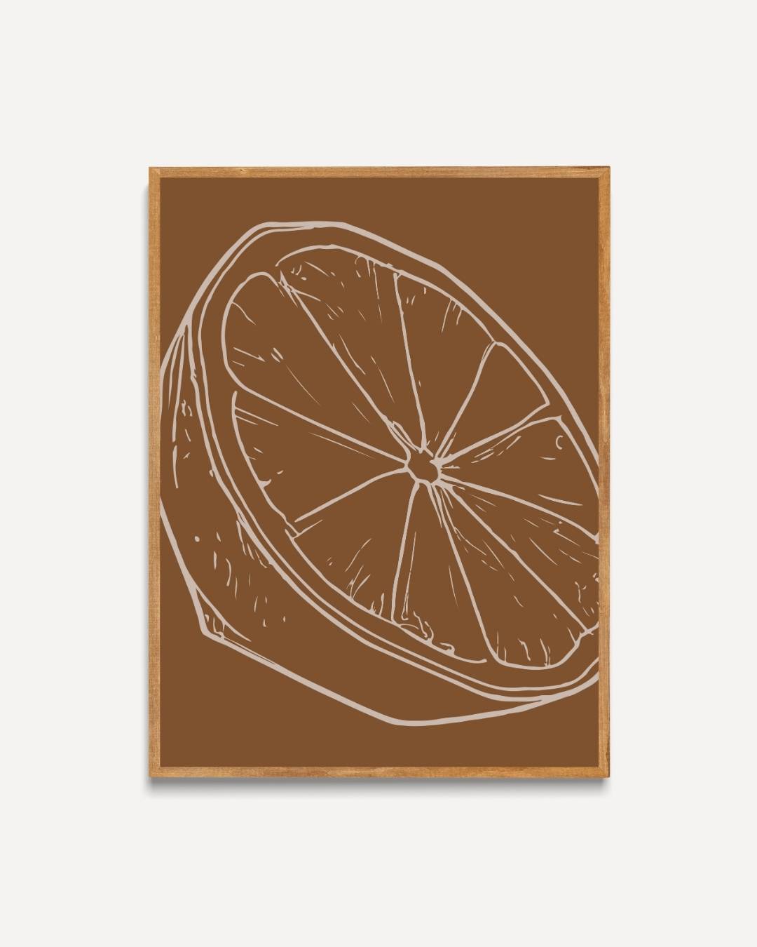 Orange slice Poster