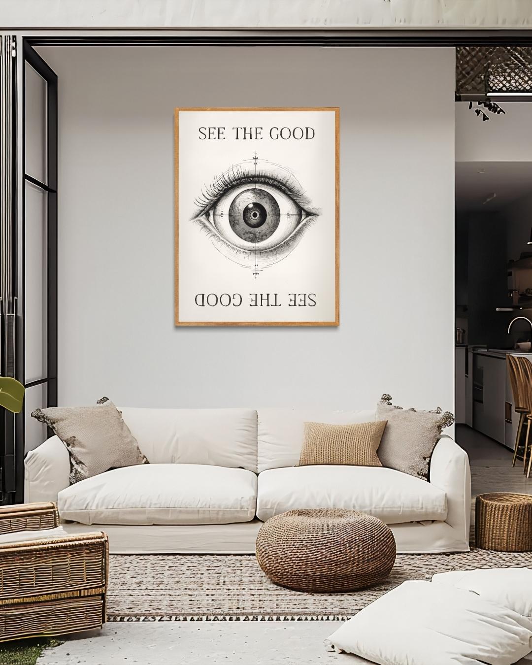 Oog voor Positiviteit Poster