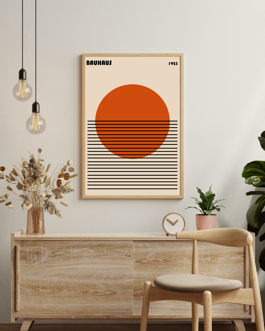 Bauhaus sun Poster