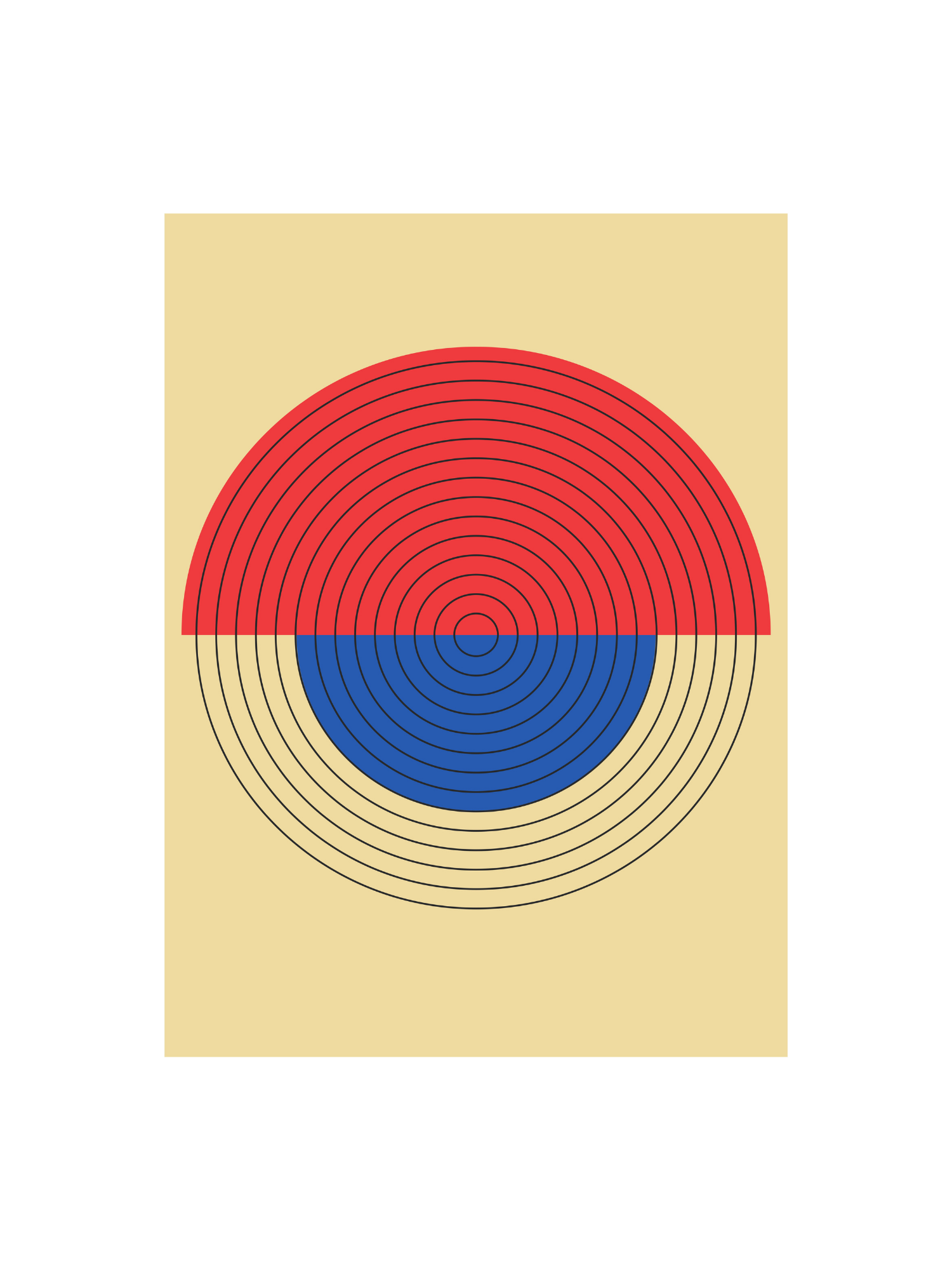 Bauhaus Circle Poster