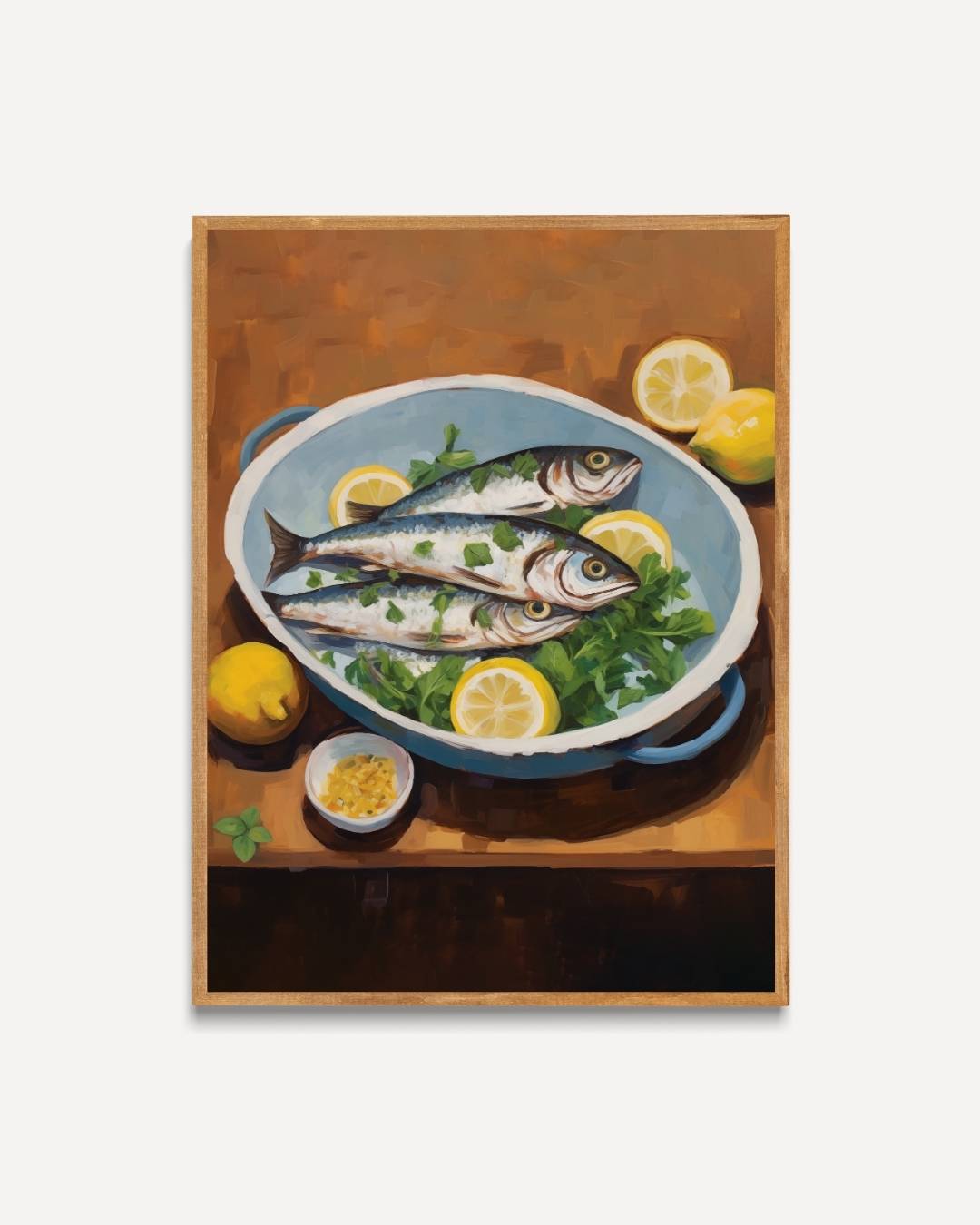 Fish on the plate Poster (copy)