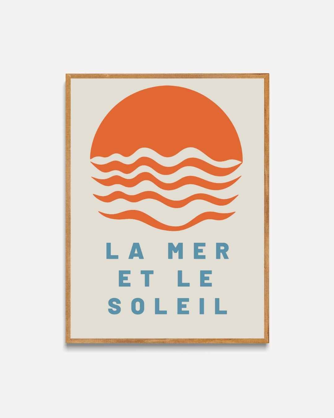 La Mer et le Soleil Poster