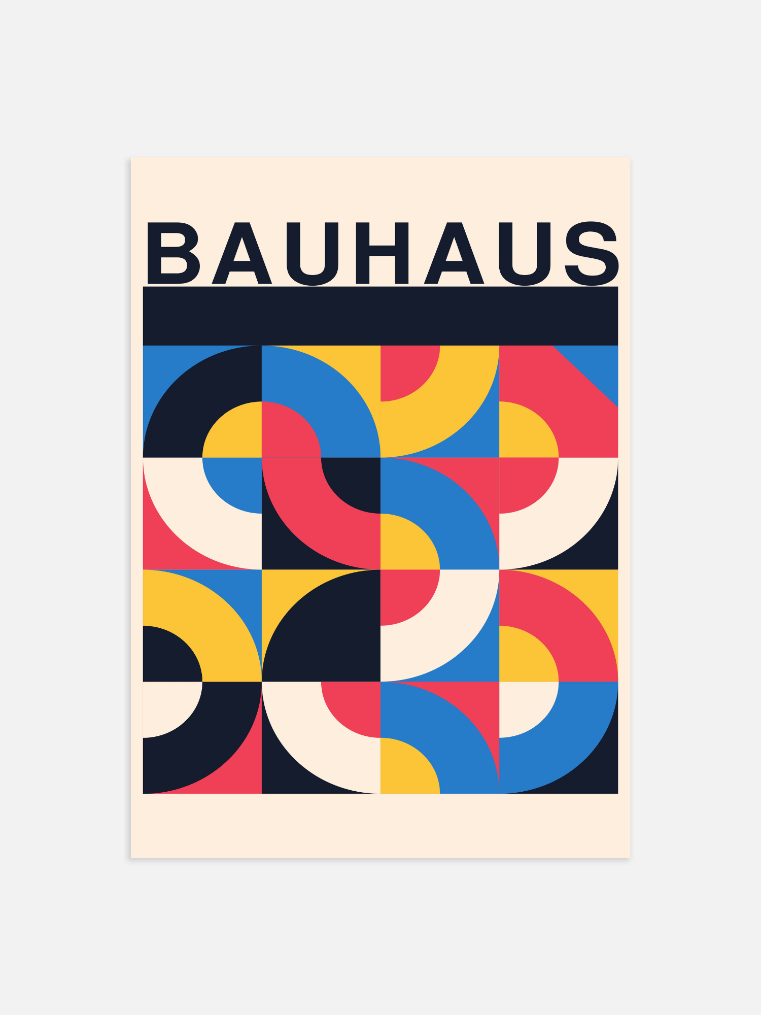 Bauhaus snake Poster