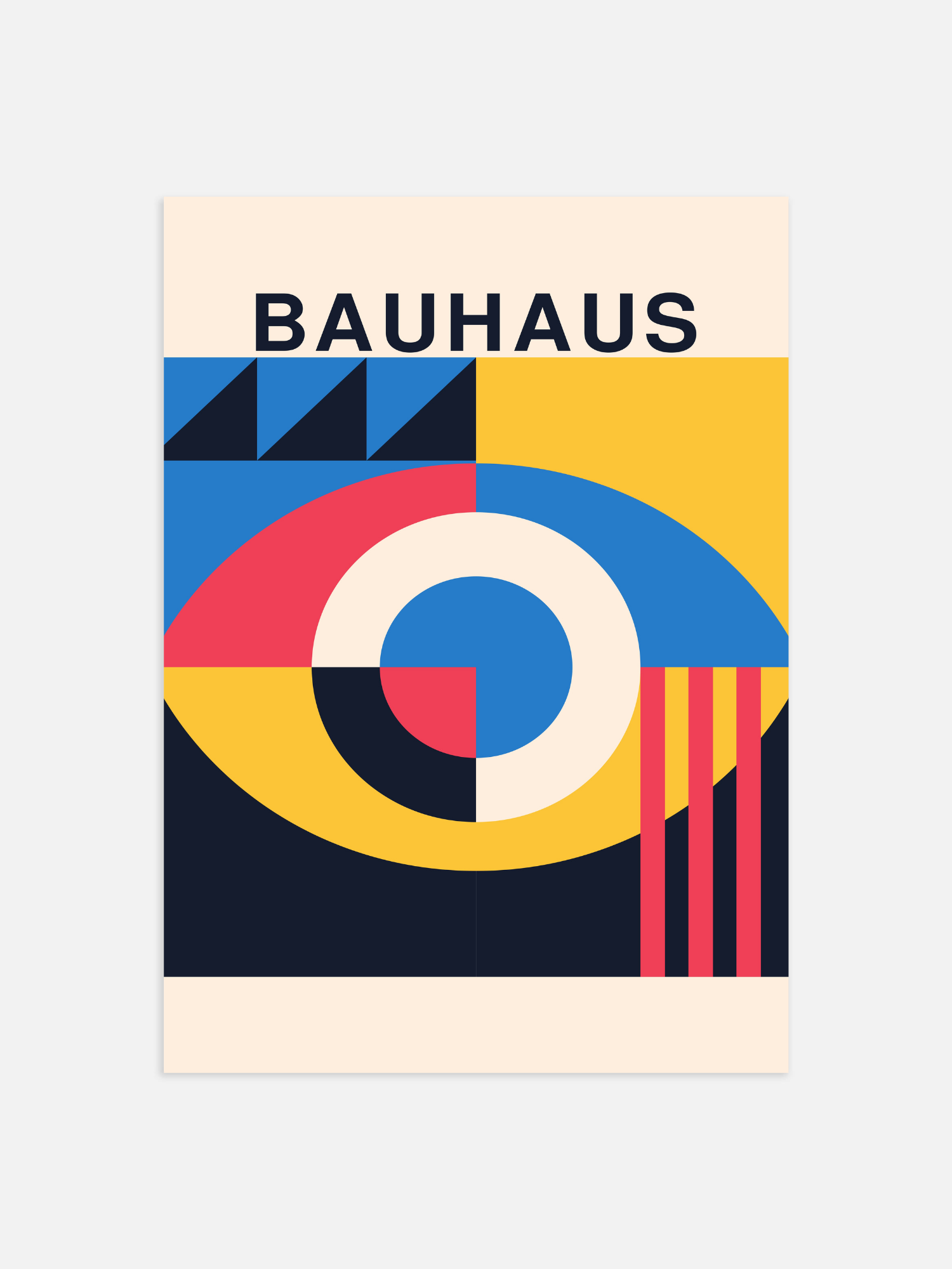 Bauhaus eye Poster