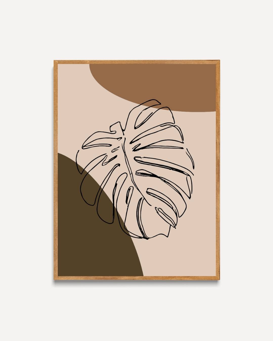 Monstera blad poster