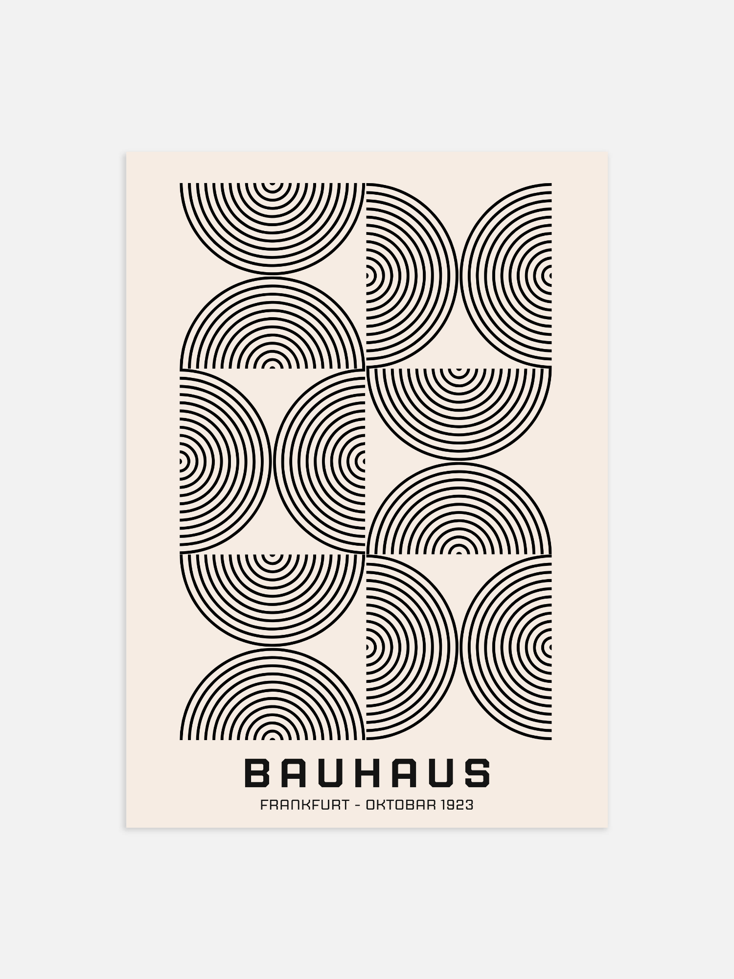 Bauhaus oktober 1923 Poster