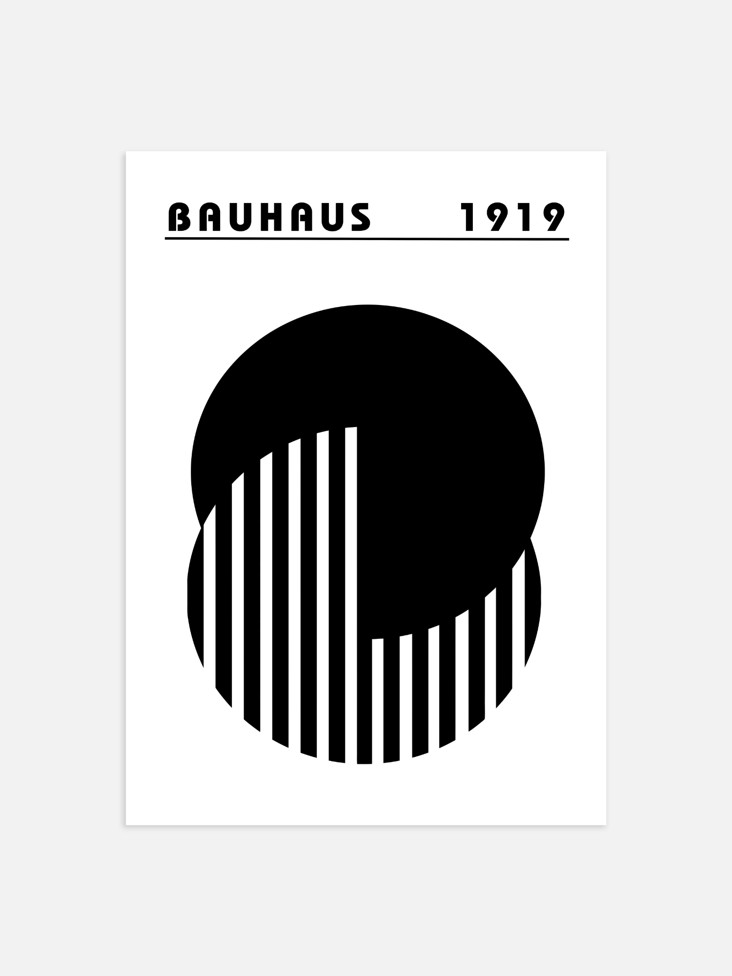 Bauhaus 1919 Poster