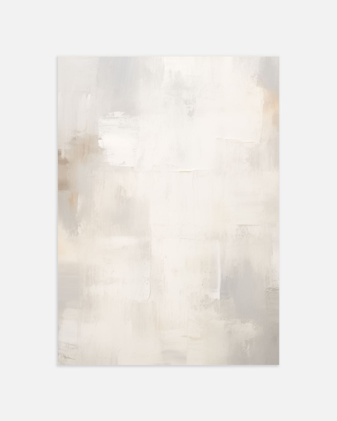 Beige Abstract Art Poster Set 