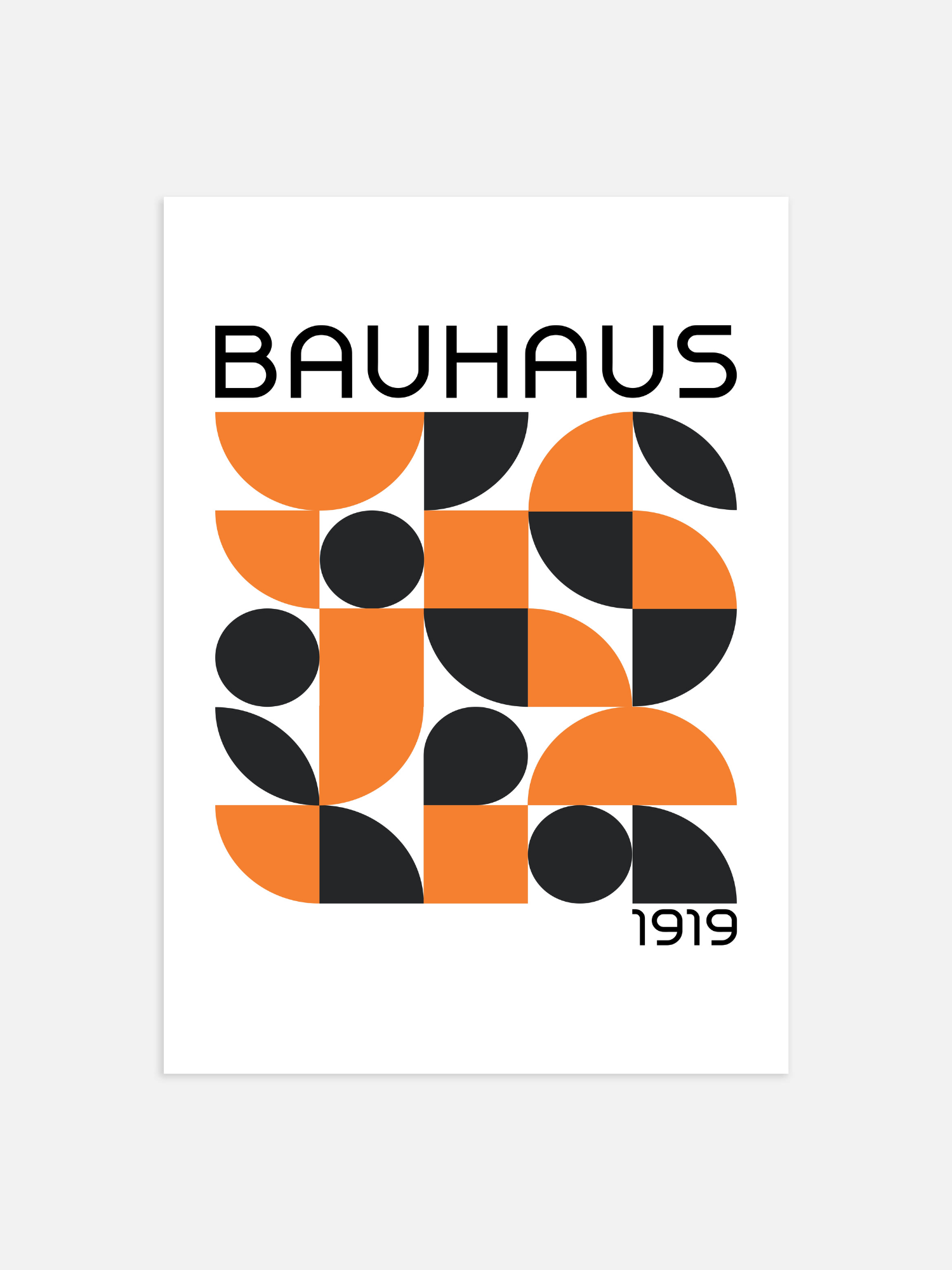 Bauhaus 1919 Poster