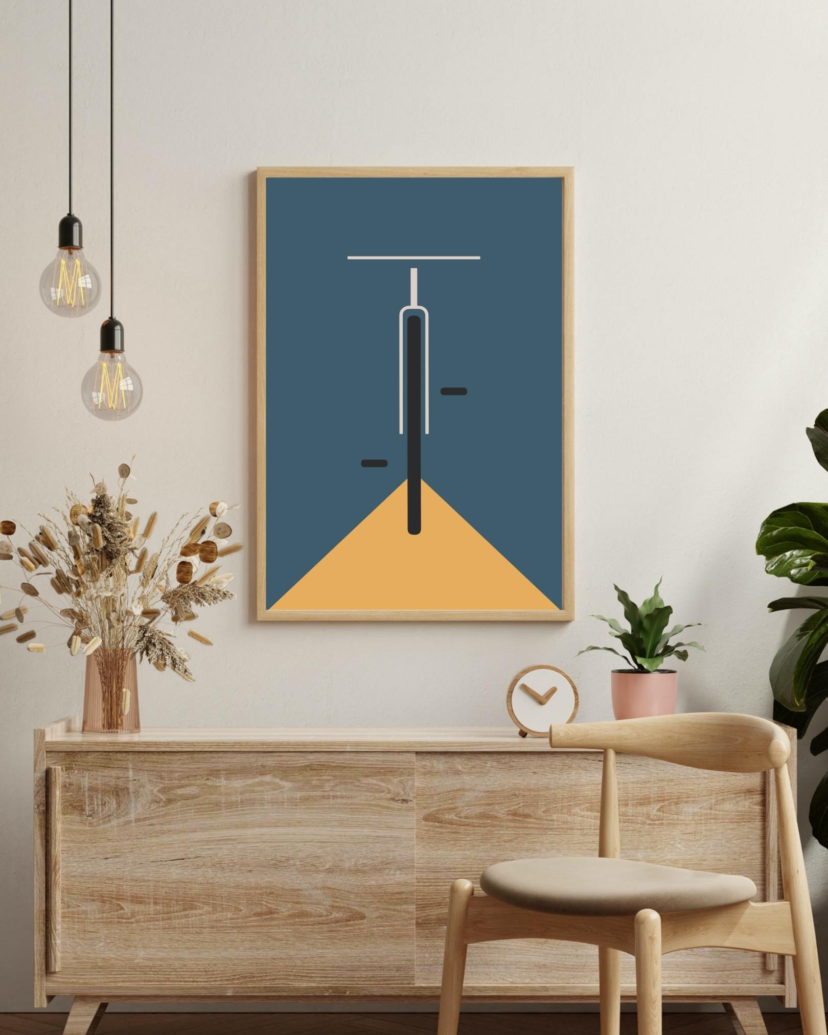 Bauhaus fiets Poster