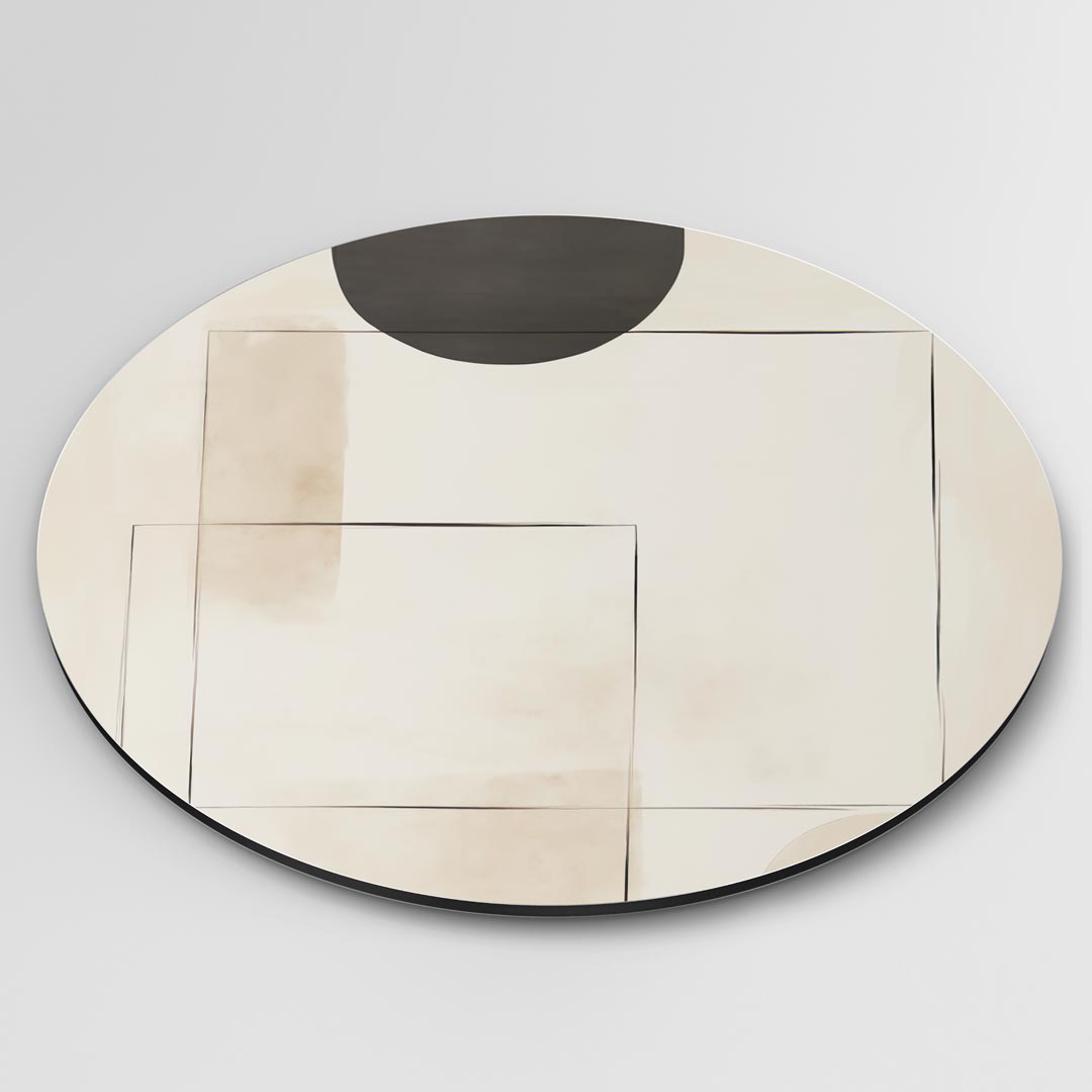 Stijlvolle Geometrische Muurcirkel