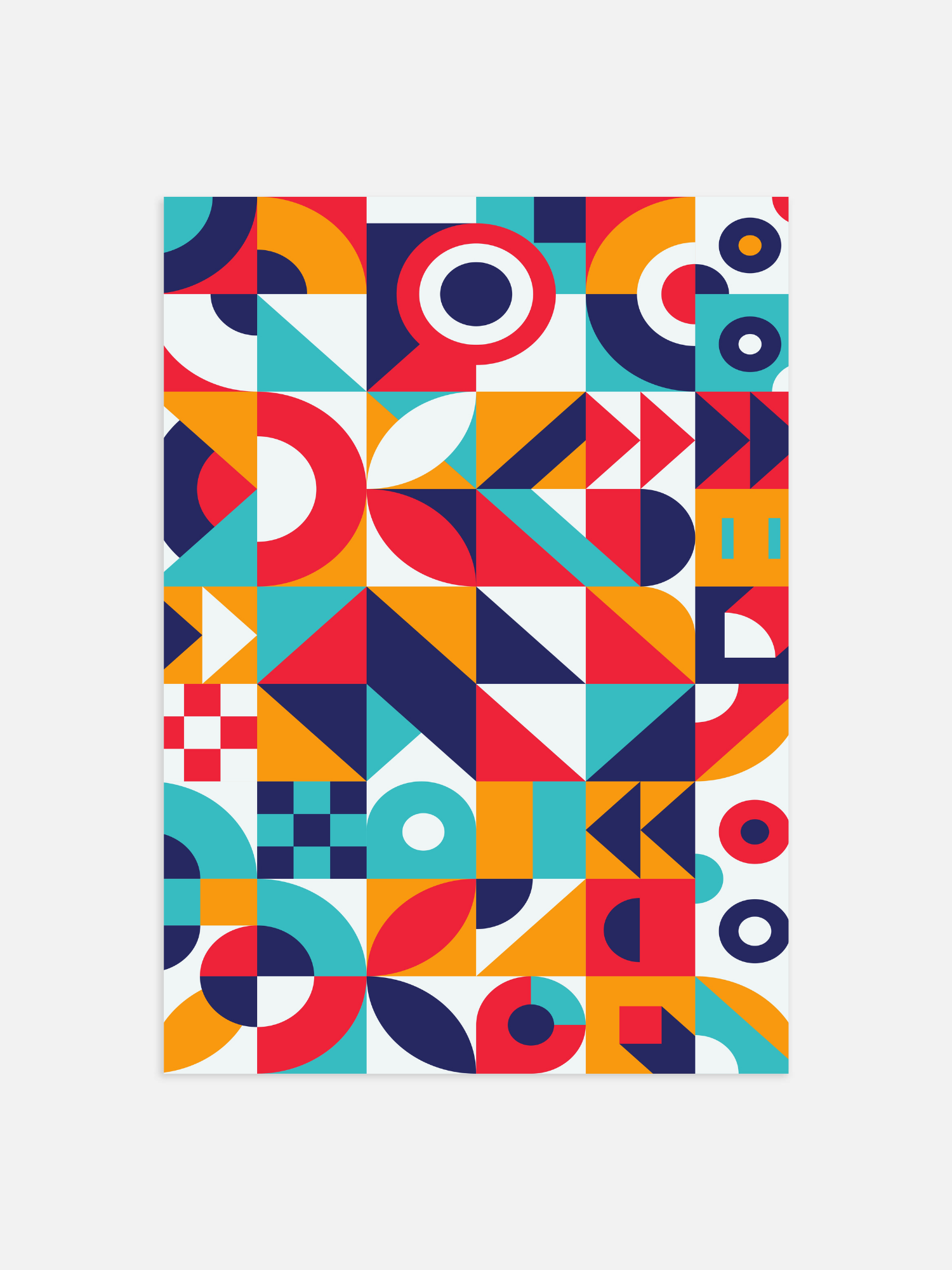 Bauhaus colorful Poster