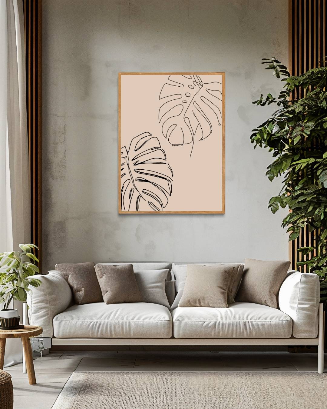 Monstera blad duo Poster