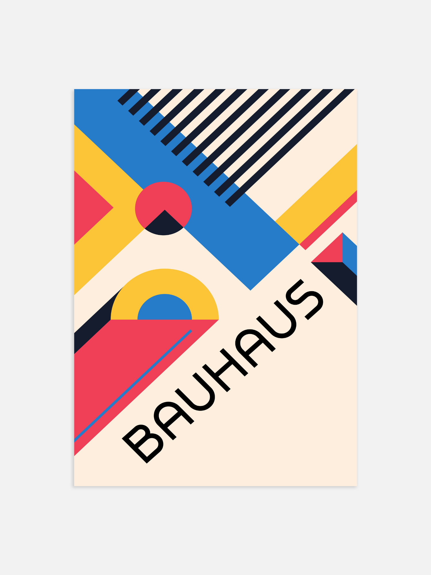 Bauhaus moderne Poster