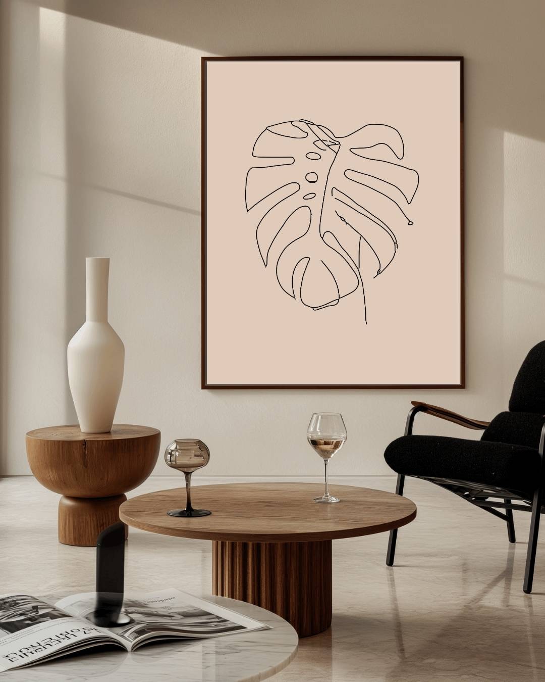 Exotische monstera Poster