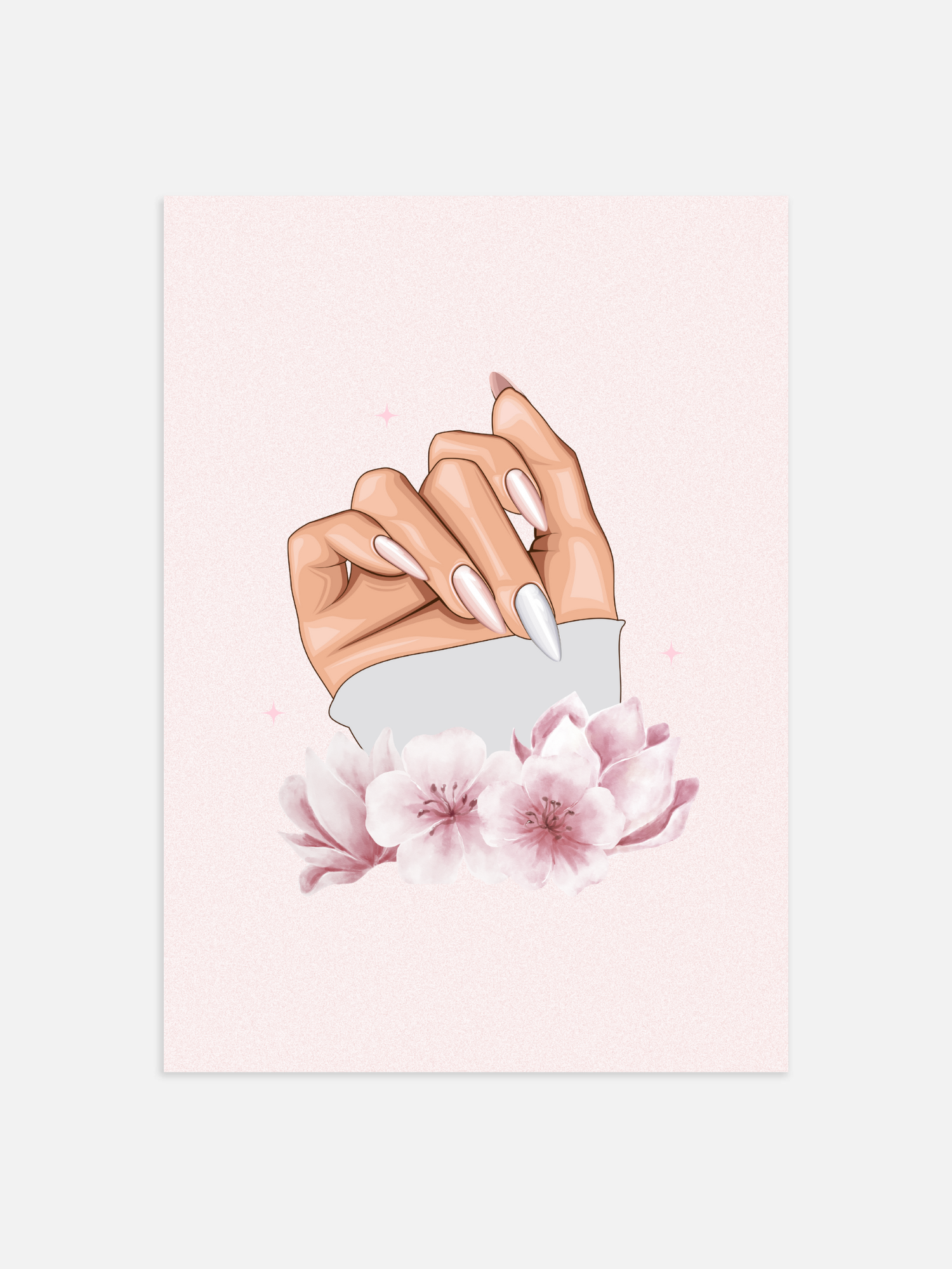 Painted Nails Poster