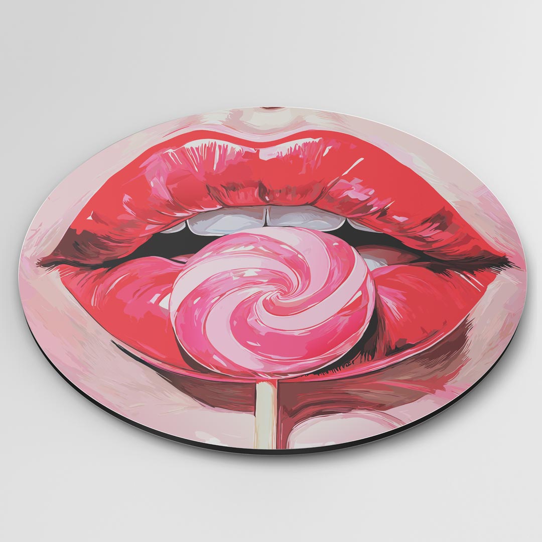 Pop Art Lollipop Muurcirkel-WallArtistic
