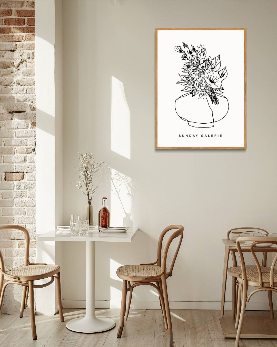 Tijdloze bloemen Poster