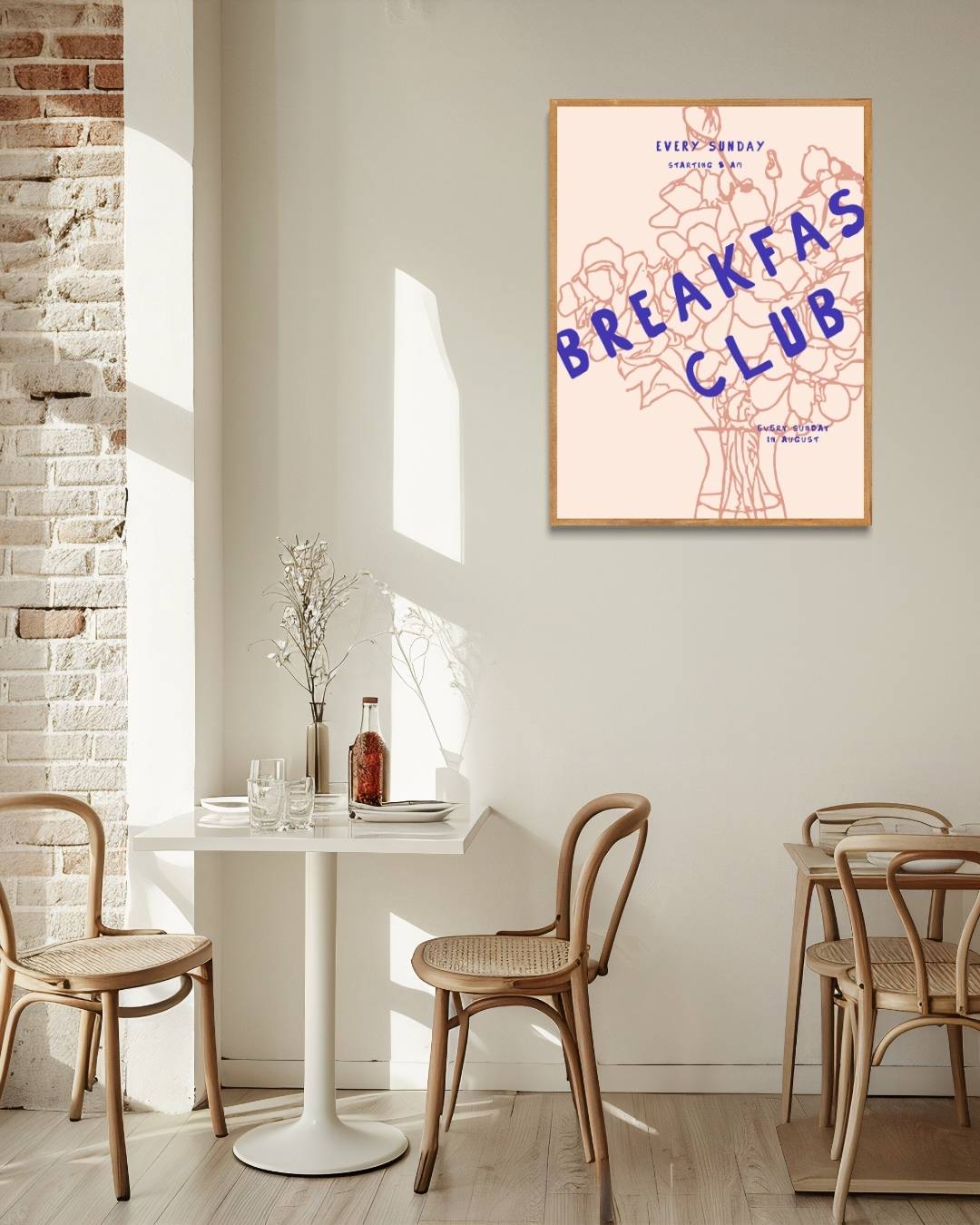 Breakfast Club bloemen Poster