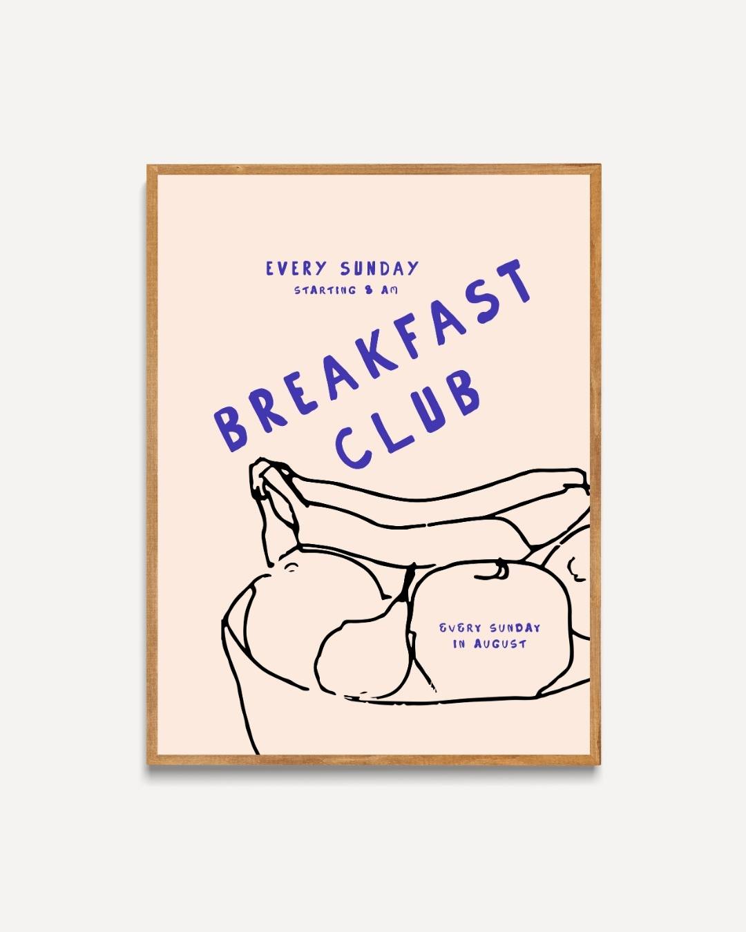 Breakfast Club fruitschaal Poster