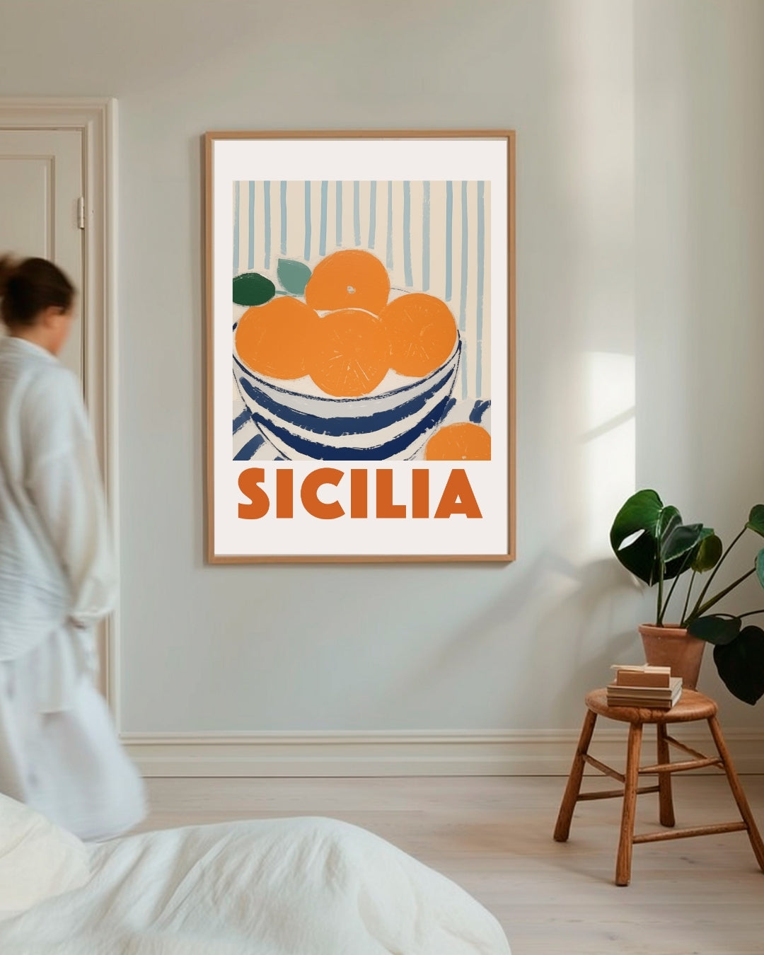 Sicilia Fruit Bowl Poster