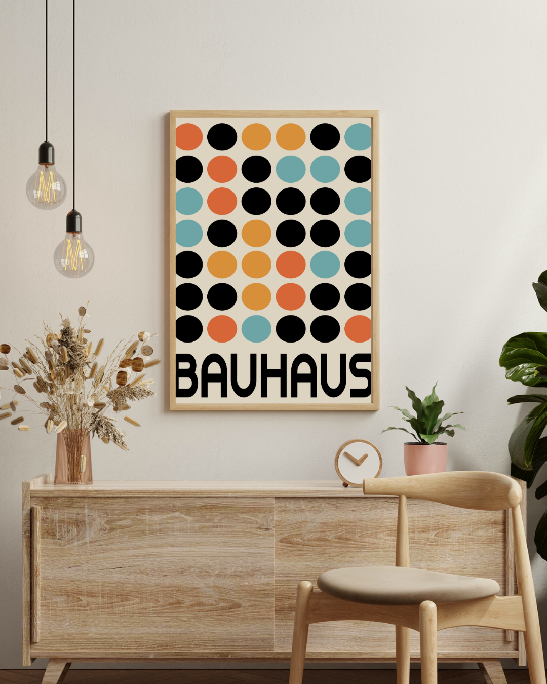 Bauhaus Dots Poster