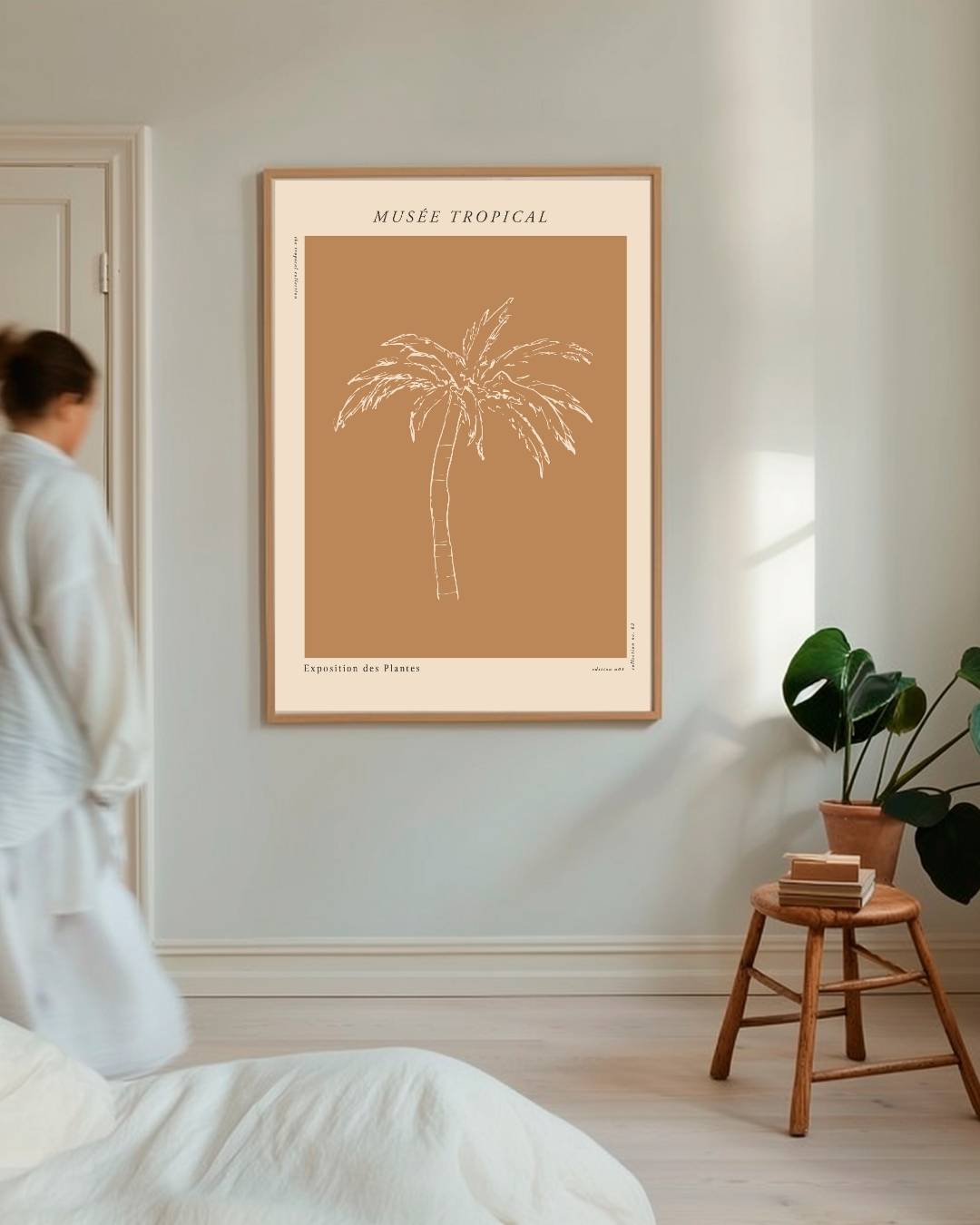 Botanische palmboom Poster