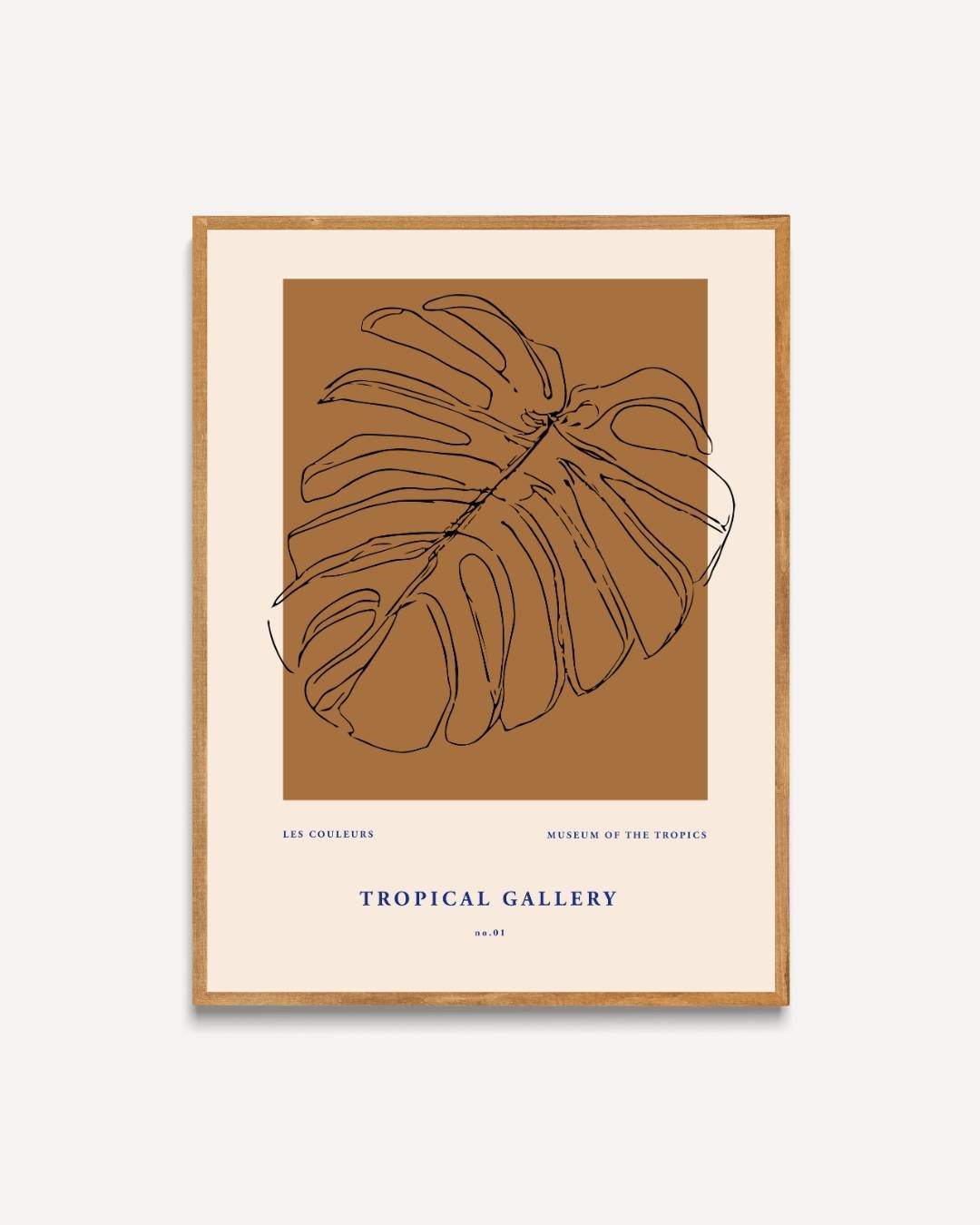 Monstera blad Poster