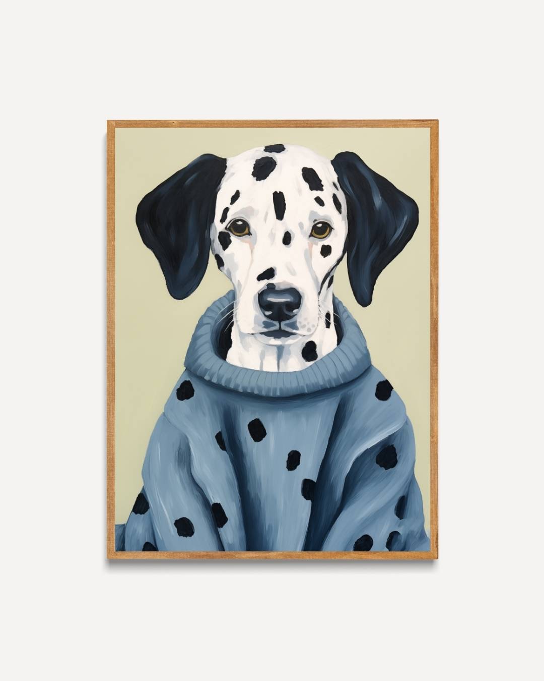 Dalmatier met trui Poster