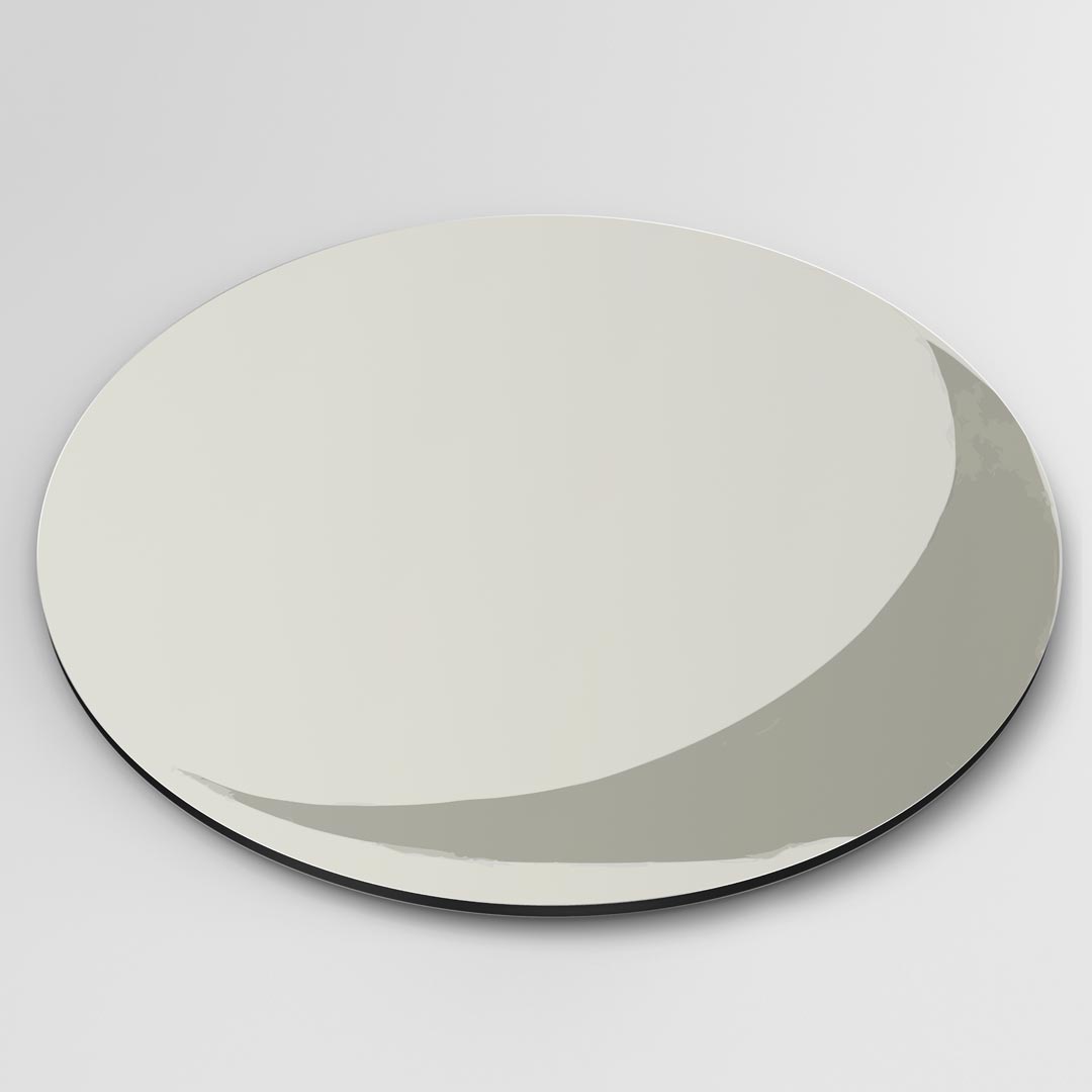 Minimalistische Maan Wandcirkel Muurcirkel