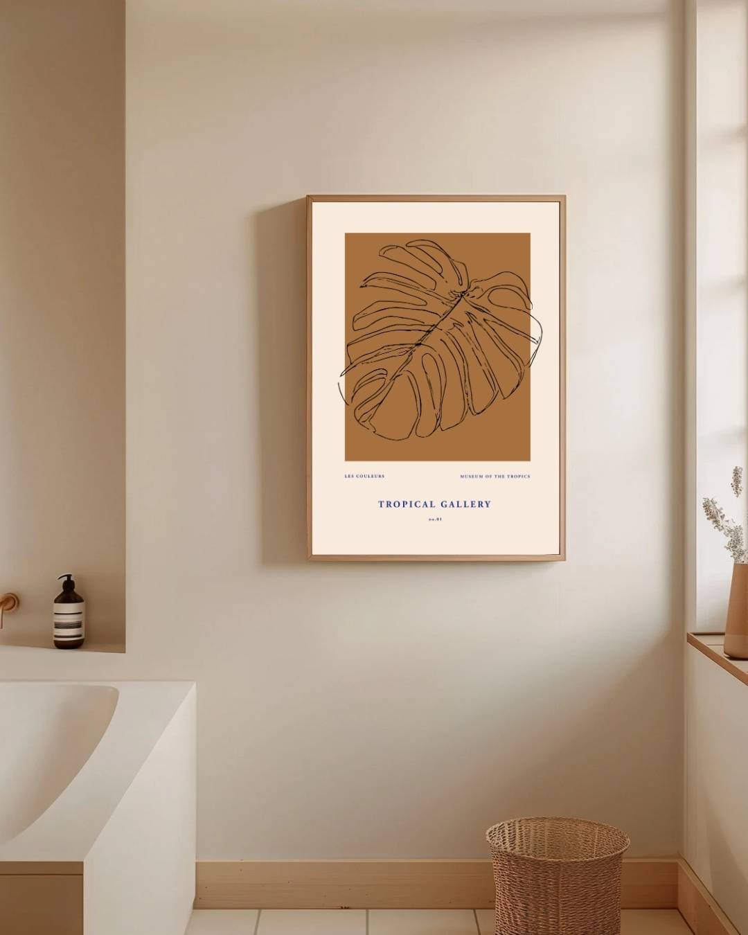 Monstera blad Poster