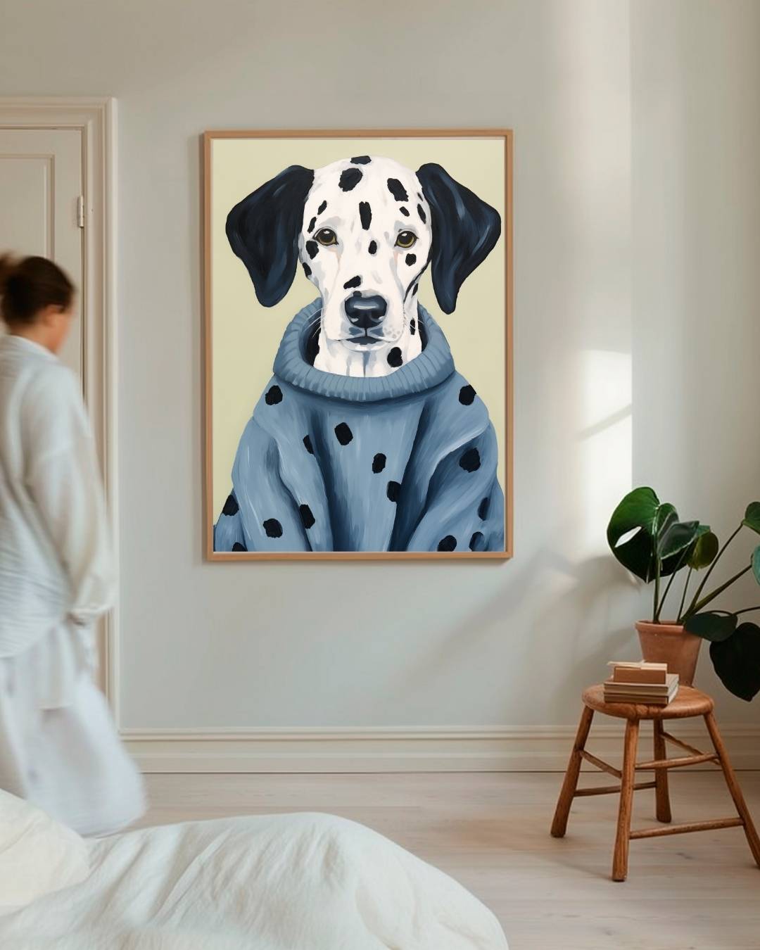 Dalmatier met trui Poster