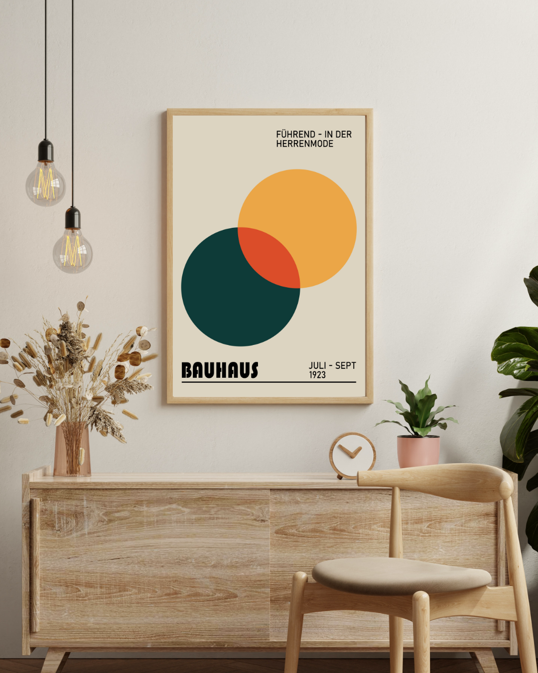 Bauhaus führend - in der mensmode Poster