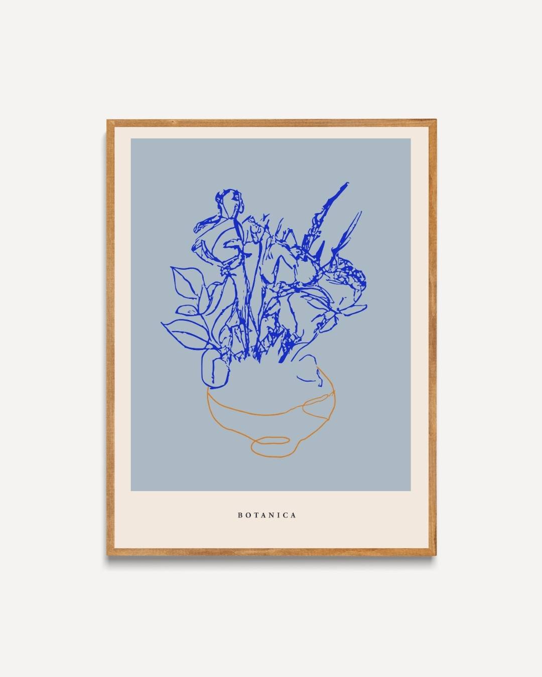 Minimalistische bloemen Poster