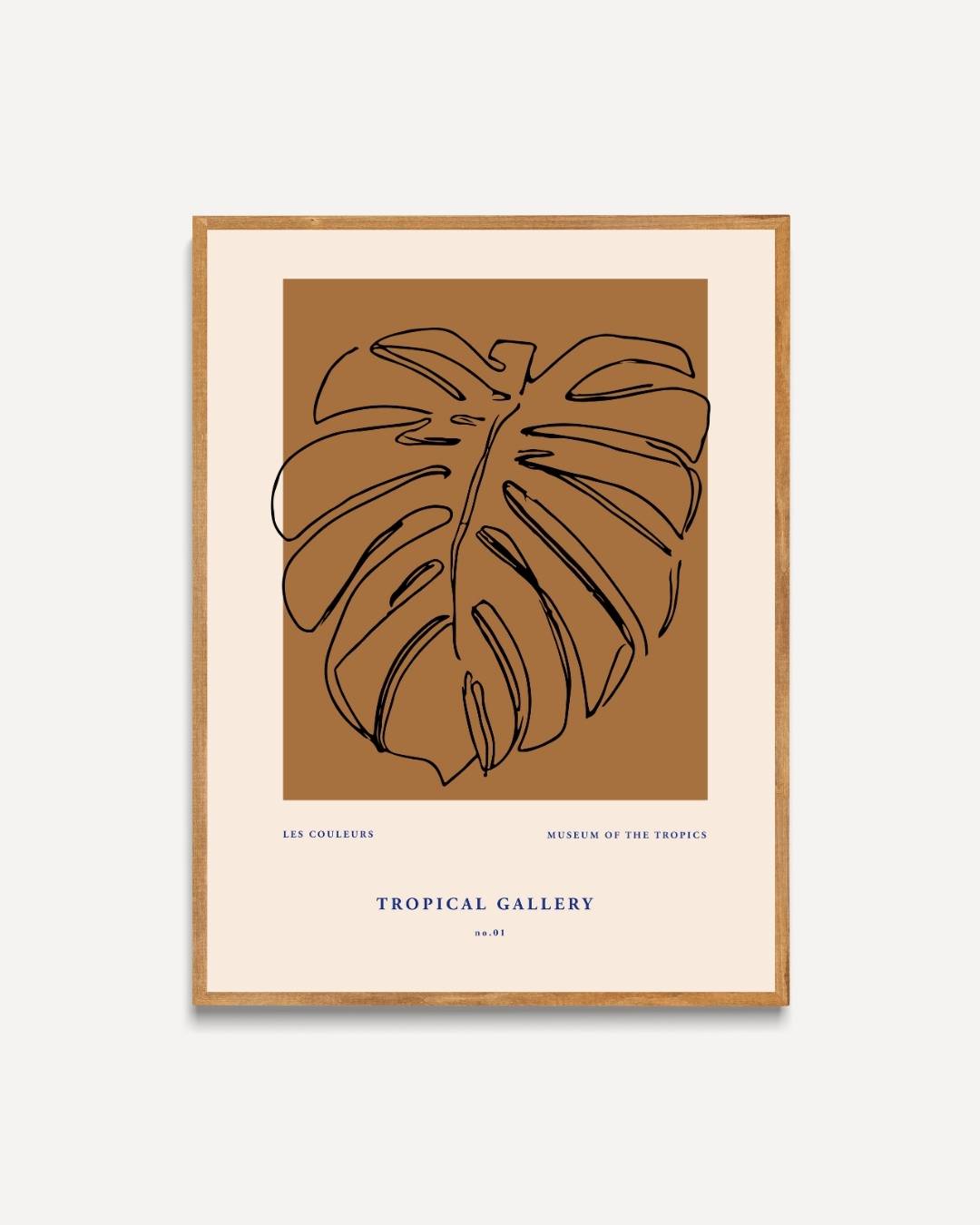 Kunstzinnige monstera Poster