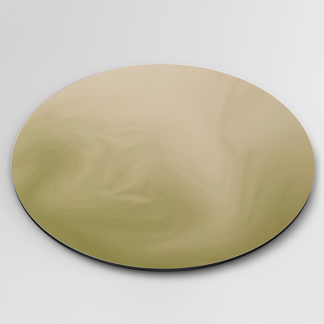 Stijlvolle Beige Muurcirkel