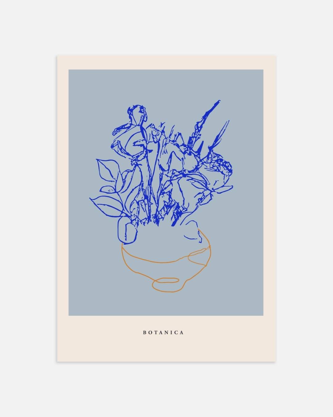 Minimalistische bloemen Poster