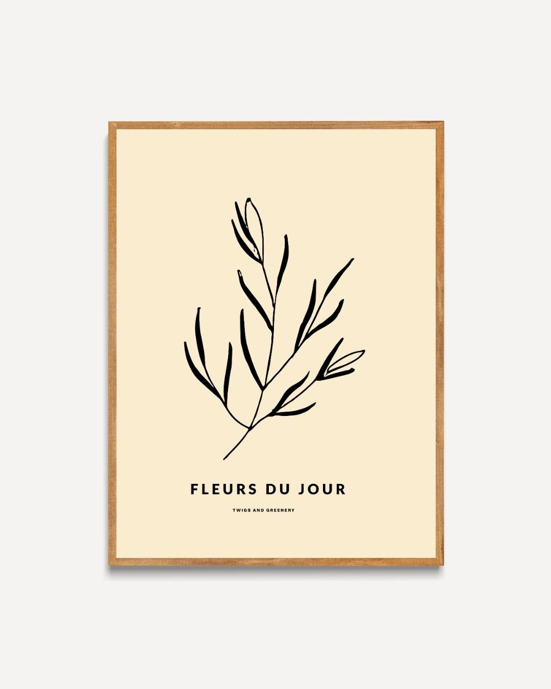 Fleurs du jour takken Poster