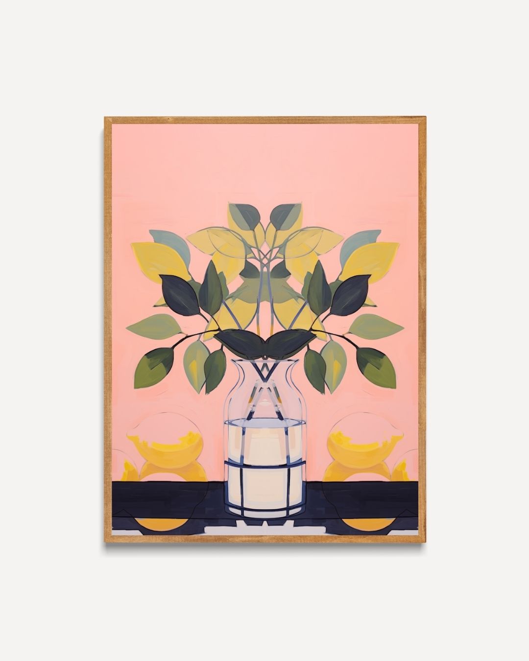 Rustic Flower Vase Poster 