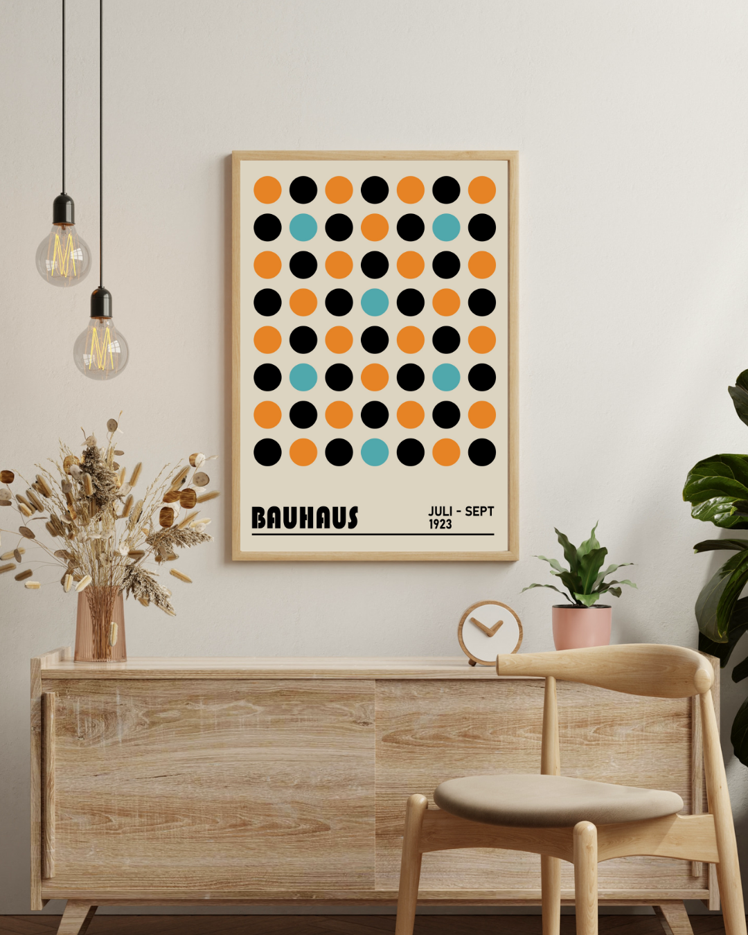 Bauhaus opening sept 23 dots Poster