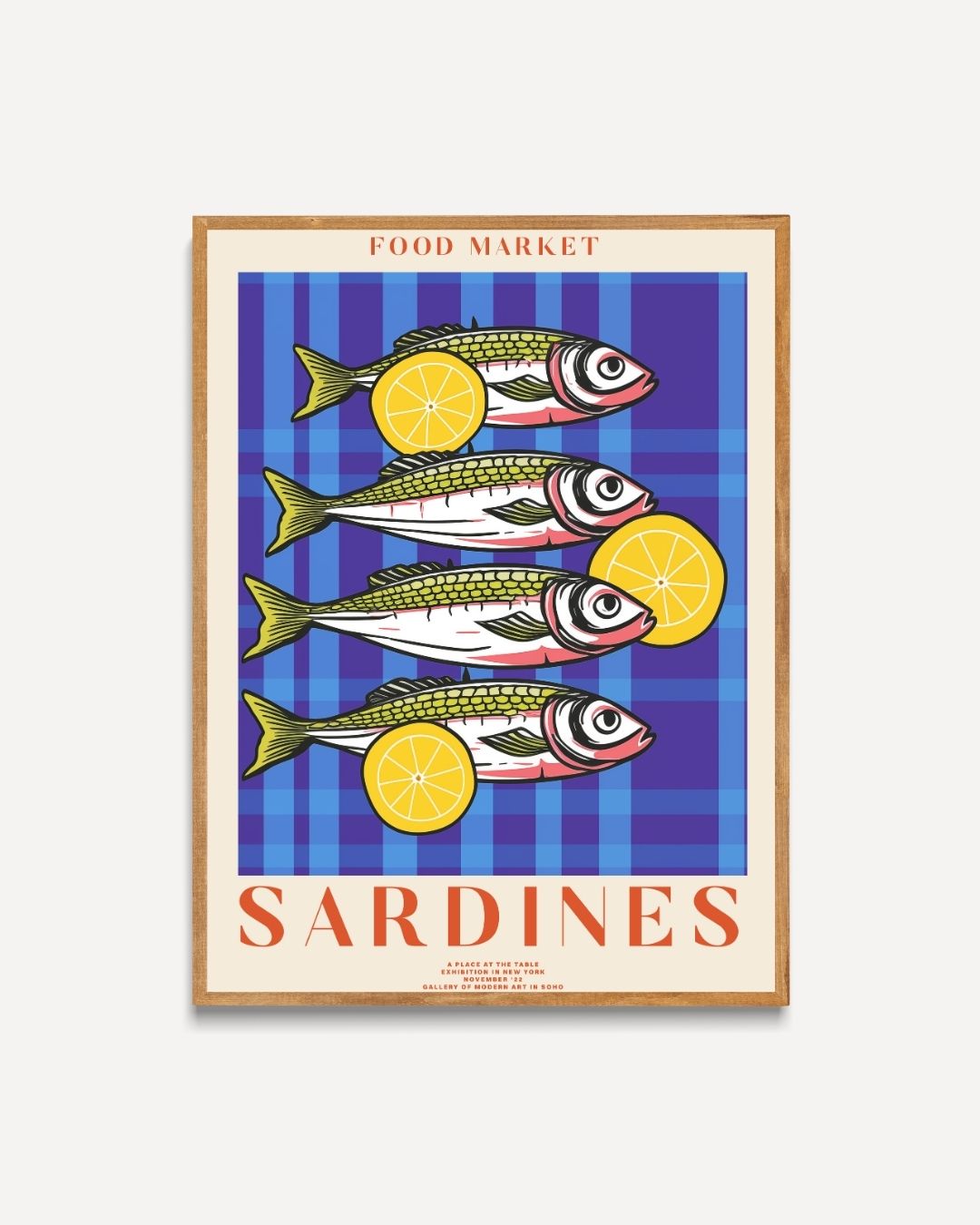 Sardinen-Poster 