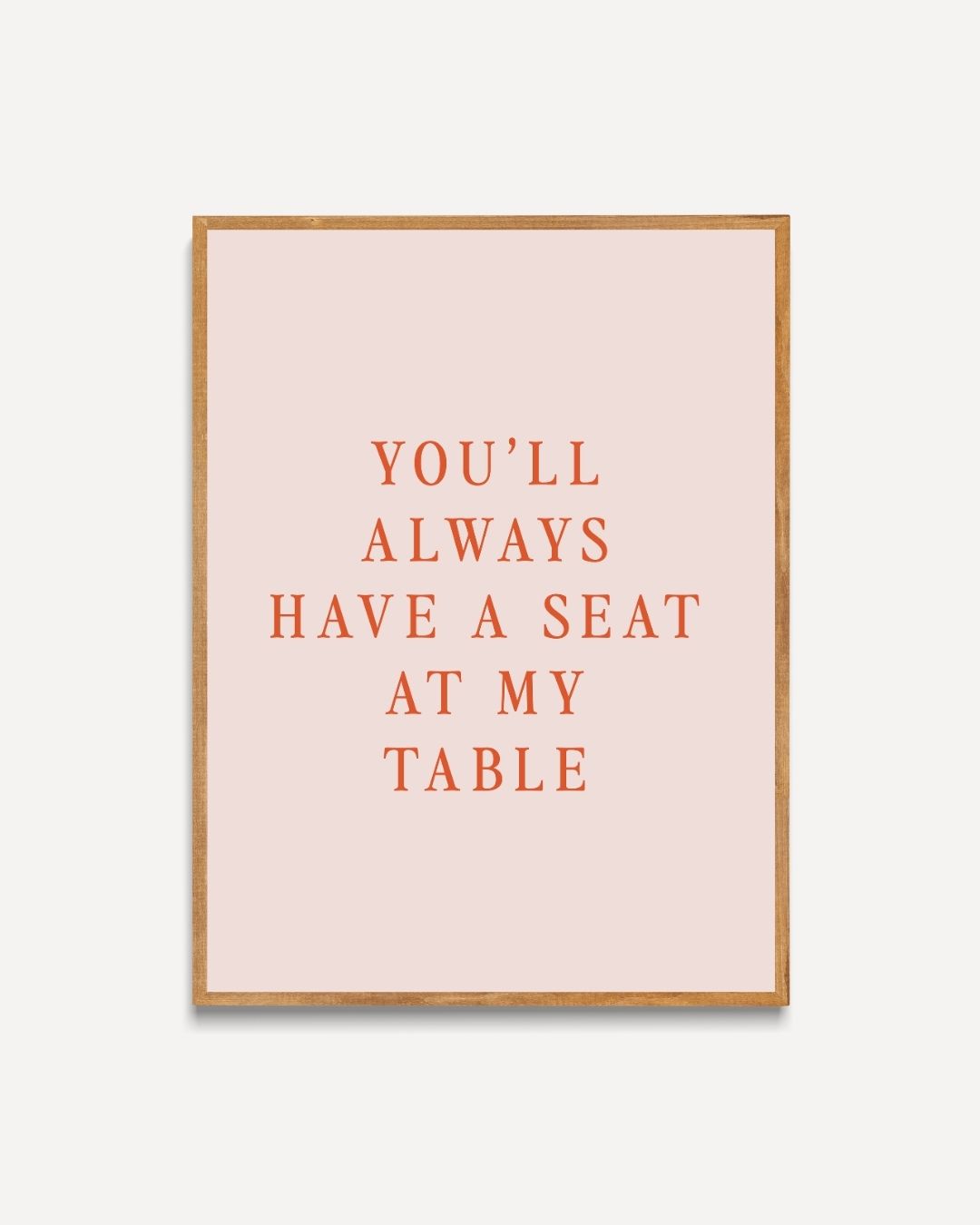 Seat at My Table Poster 